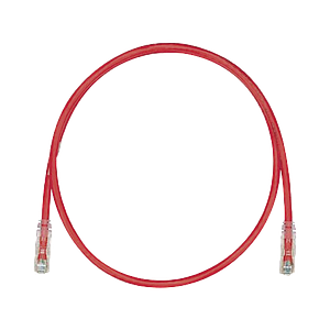 Cable de Parcheo TX6, UTP Cat6, 24 AWG, CM/LSZH, Color Rojo, 3ft