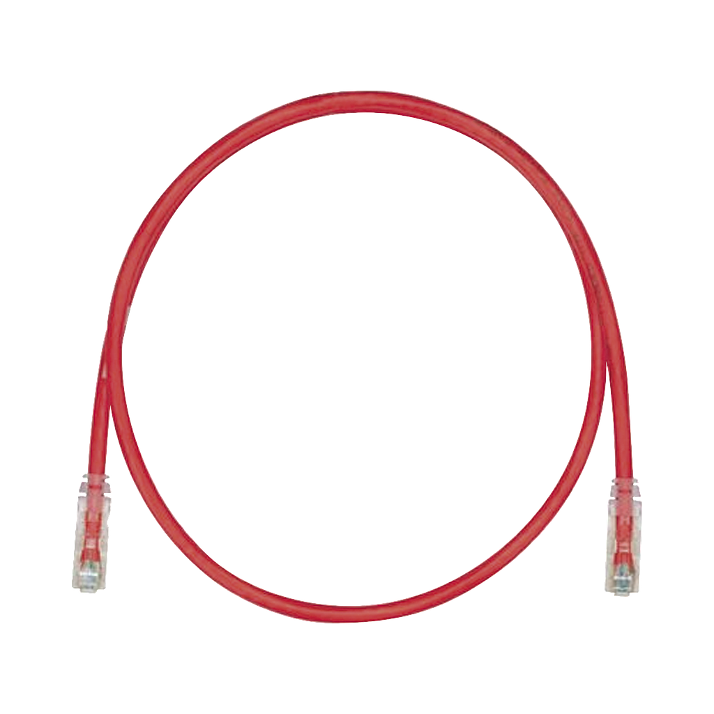 Cable de Parcheo TX6, UTP Cat6, 24 AWG, CM/LSZH, Color Rojo, 5ft