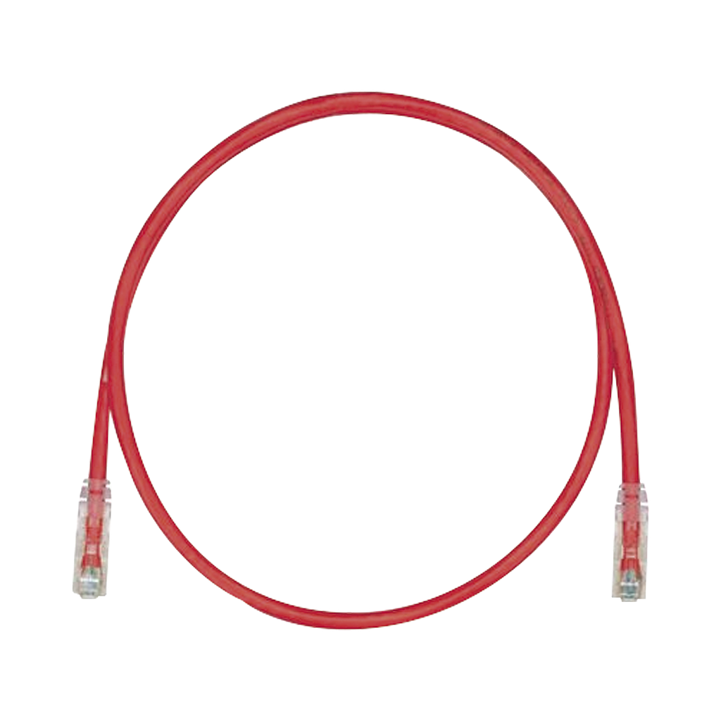 Cable de Parcheo TX6, UTP Cat6, 24 AWG, CM/LSZH, Color Rojo, 7ft