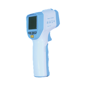 Termometro Infrarrojo / Lectura en menos de 250 ms / distancia de lectura 5-10 cm / Alarma por temperatura elevada