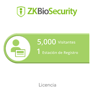 Licencia para ZKBiosecurity permite la gestion de 5 mil visitantes y 1 estacion de registro