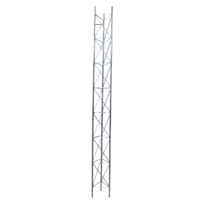 Tramo de Torre Arriostrada de 3m x 45cm, Galvanizado por Inmersión, Hasta 60 m de Elevación. Zonas Húmedas.