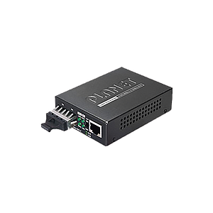 Convertidor de medios 1000 Mbps UTP/fibra óptica Mono-Modo hasta 10 Km, conector SC