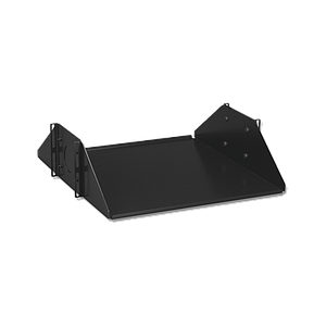 Charola Doble Para Soportar Equipo en Racks de 152 mm de Profundidad, de 19in, 3UR, Color Negro