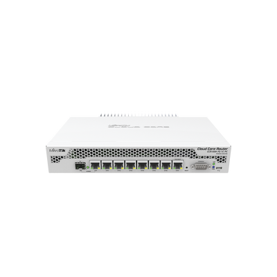 Cloud Core Router, CPU 9 Núcleos, 7 Puertos Gigabit Ethernet, 1 Combo TP/SFP, 1 GB Memoria, Enfriamiento Pasivo