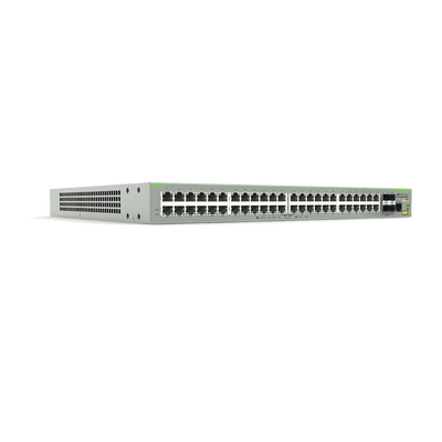 Switch PoE+ Administrable CentreCOM FS980M, Capa 3 de 48 Puertos 10/100Mbps + 4 SFP Gigabit, 375W