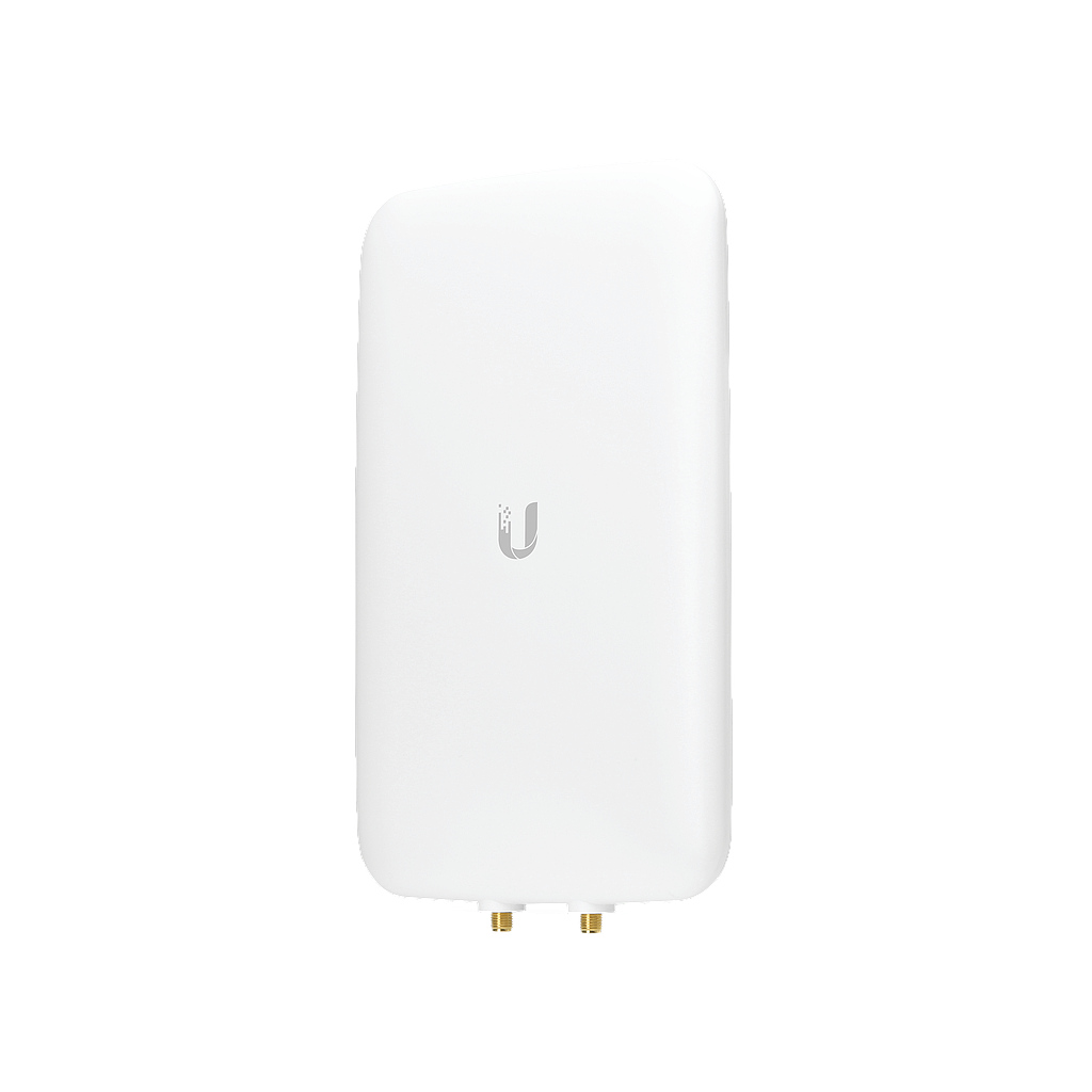 Antena sectorial simétrica UniFi, doble banda con apertura de 90&amp;deg; en 2.4 GHz (10 dBi) y 45&amp;deg; en 5 GHz (15dBi)