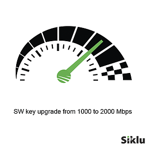 Actualización de velocidad de 1000 Mbps a 2000 Mbps