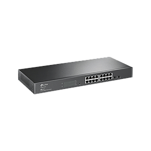 Smart Switch administrable Capa 2, 16 puertos 10/100/1000 Mbps + 2 puertos SFP