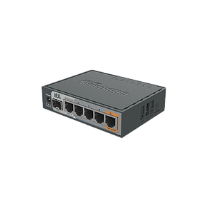 (hEX S) Router Dual Core, 5 puertos Gigabit, 1 Puerto SFP, PoE in, PoE Out