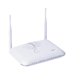 ONU para Aplicaciones FTTH/GPON, WiFi 2.4 GHz, MIMO 2X2, 4 Puertos Gigabit Ethernet, conector SC/UPC