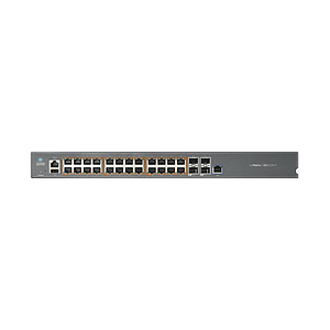Switch cnMatrix EX2028-P capa 3 de 28 puertos (24 PoE Gigabit 802.3af/at, 4 SFP+) administración desde la Nube (MX-EX2028PxA-U)